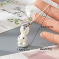 Flocked Resin Bunny Phone Strap Charms Lobster 16 Styles view 10