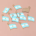 Colorful Enamel National Flag Charms in Eleven Country Options view 8