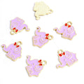 Pastel Elephant Enamel Charm Collection for Jewelry Making view 12