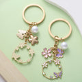 Pearl and Crystal Charm Keychains in 31 Pictured Variations for Bags and Keys view 4