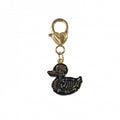 Gold Tone Gothic Skeleton Cat, Duck and Alien Heart-Clasp Charms view 11