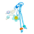 Smiley Daisy Flower Keychain with Pearl Beaded Cord view 5