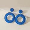 Blue Round Rings