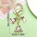 Christmas Charm Keychains Featuring Green Butterfly Across 81 Pictured Variations view 4