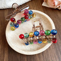 Multicolor Acrylic Bubble Bead Star Hair Claw Clip view 1