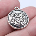 Antique Silver Tone United States Service Emblem Charms view 4