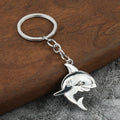 Ocean Animal Shark Zinc Alloy Keychain Gift Pendant Accessory