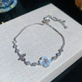 Cat-Eye Flower Stone Chain Bracelets Four Metal Styles view 8