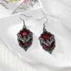 Silver Dark Red