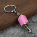 Metal Manual Gear Shift Keychain in 10 Color Styles view 9