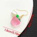 Eight-Style Strawberry Lemon Pear Grape and Peach Dangle Earring Collection view 8