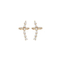 Crystal Star Ear Cuff Single Pieces with Polished Metal Tone Details view 5
