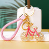 Pink-Braided Pink-Bicycle