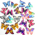 Printed Butterfly Charms in Ten Wing Patterns and Two Tones view 4