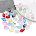 Twelve-Color Medium Translucent Teardrop Glass Bead Collection view 3