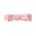Fabric Floral And Cherry Stripe Bow Twist Hair Clips view 5