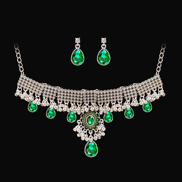 Twelve Ornate Necklace and Earring Sets in Assorted Colors