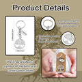 Silver Tone Tree Of Life Thank You Keychain, Two Package Options view 4