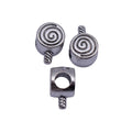 Spiral Lollipop Large Hole Bead for Jewelry Making view 4