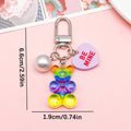Bear Charm Keychains in 10 Pictured Variations for Bags and Keys view 6
