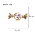 Gold Tone Heart Metal Brooch Pin for Jackets and Lapels view 2