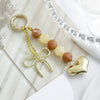 Gold Beaded Heart