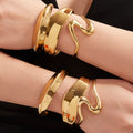 Sculpted Wide Open Cuff Bracelet Collection in Six Styles view 3