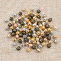 Filigree Round Metal Beads in Six Finishes and Four Sizes view 2