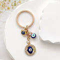 Blue Evil Eye Charm Keychains in Twenty-Five Designs view 12