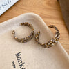 Brown Leopard Hoop
