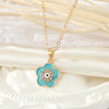 Aqua Eye Flower