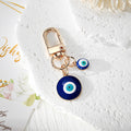 Blue Evil Eye Heart, Sun and Hexagon Lobster-Clasp Charms view 2