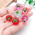 Clear Apple Glossy Charms with 18 Listed Options for DIY Jewelry Making view 3