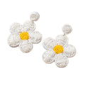 Seed Bead Flower Bottle Tassel Drop Earrings Seven Styles view 5