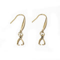 French Earring Hooks With Pinch Bails in Three Finishes view 8