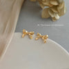 Stitched Gold Bow