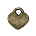 Gold-Tone Heart Metal Charms with 26 Listed Options view 10