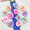 Resin Multicolor Heart and Alphabet Letter Glossy Charms with 14 Listed Options view 4