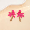 Fuchsia Palm Trees
