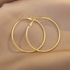 Gold 5cm Hoops