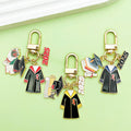 Graduation Charm Keychains in 56 Pictured Variations for Bags and Keys view 1