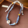 Blue Wood Beads