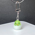 Glow in the Dark Hatching Chick Clip Keychains in Six Colors view 6