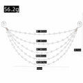 Clear Crystal Multi Layer Bead Garland Christmas Tree Decor view 3