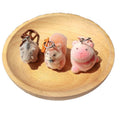 Flocked Orange Squirrel Gray Rhino Keychains 2 Styles view 5