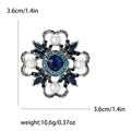 Baroque Pearl Crystal Flower Brooch in Four Colors view 9