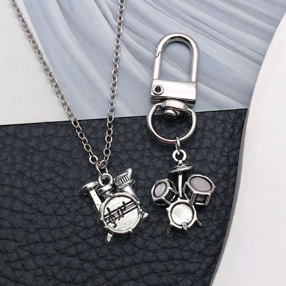 Antique Silver Zinc Alloy Musical Instrument Charm Pendants for DIY Necklace Bracelet Keychain