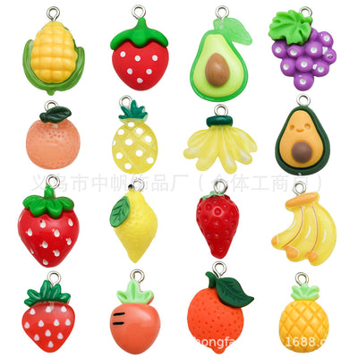 Printed detail graphic for the strawberry and lemon charms