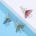Crystal Fairy Elf Brooch Translucent Wing Skirt Three Colors view 3