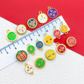 Matte Gold-Tone Cake Metal Charms with 17 Listed Options view 2